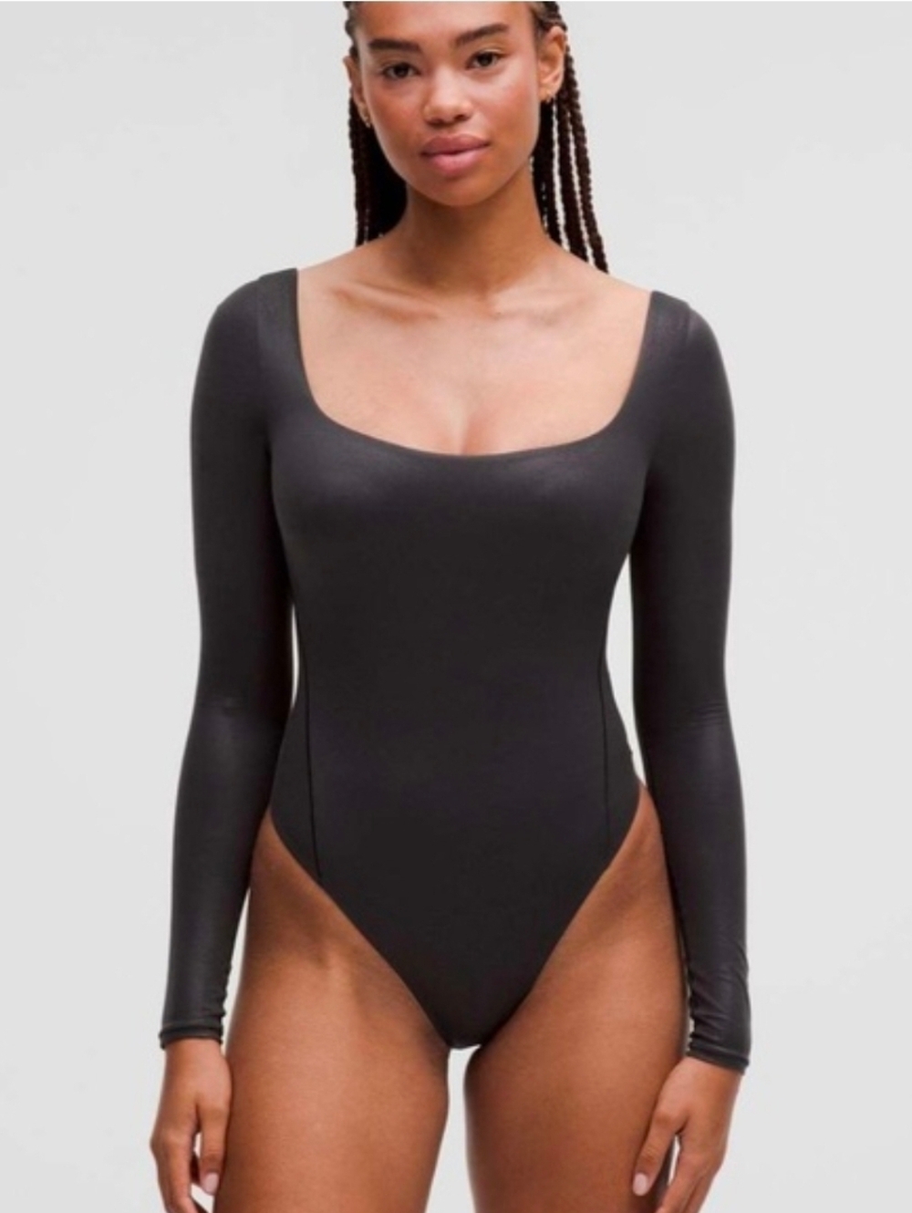 NWT Lululemon Wundermost Square Neck Bodysuit
